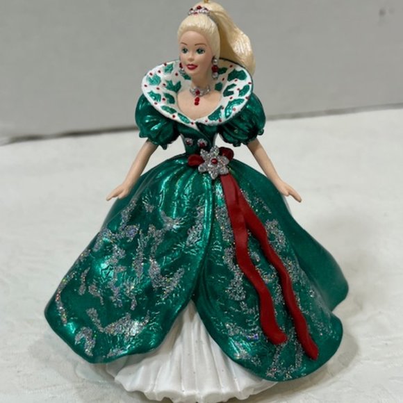 VTG 1995 Holiday Barbie Keepsake Christmas Tree Ornament Handcrafted - Picture 2 of 10